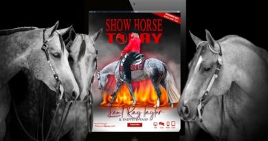 November 2021 Show Horse Today. Kent Ray Taylor