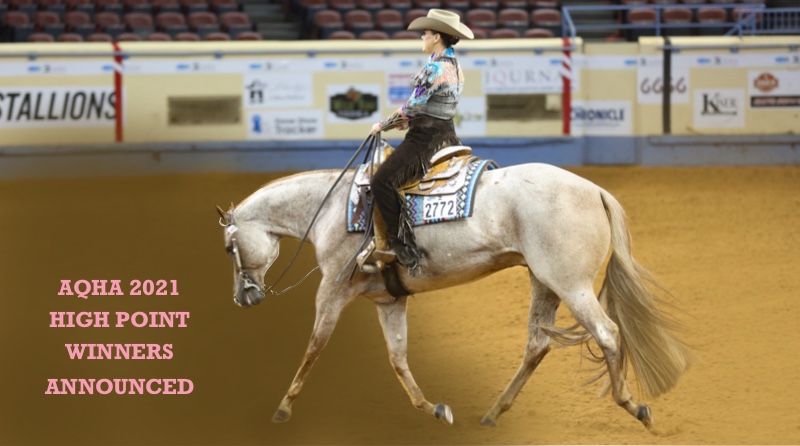 AQHA 2021 high point All Around Select Laina Banks and Strawberri Wine