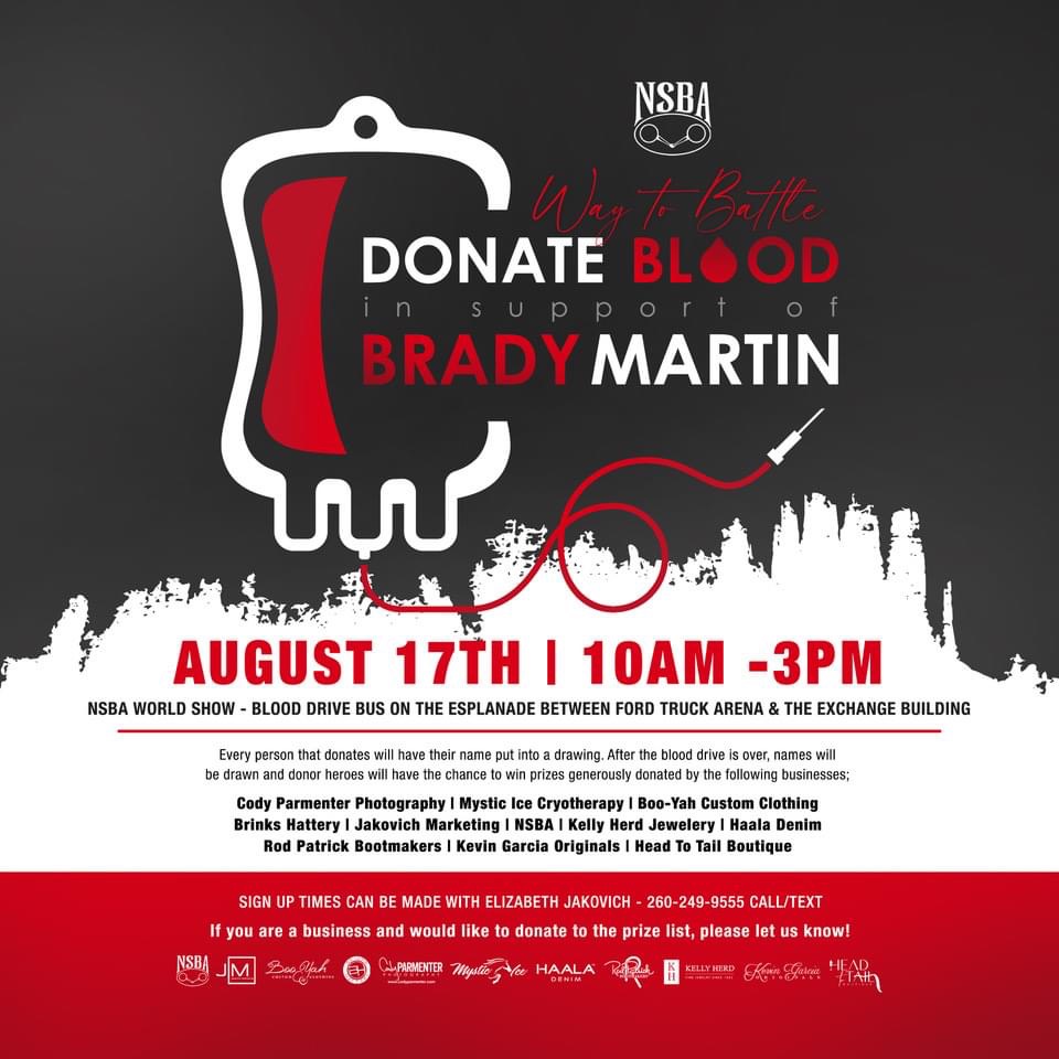 Way to Battle Blood Drive to be Held Wednesday at NSBA World Show 