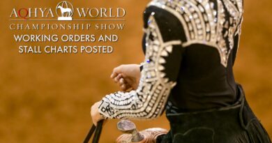 AQHA posts AQHYA World Show Working Orders and Stall Charts